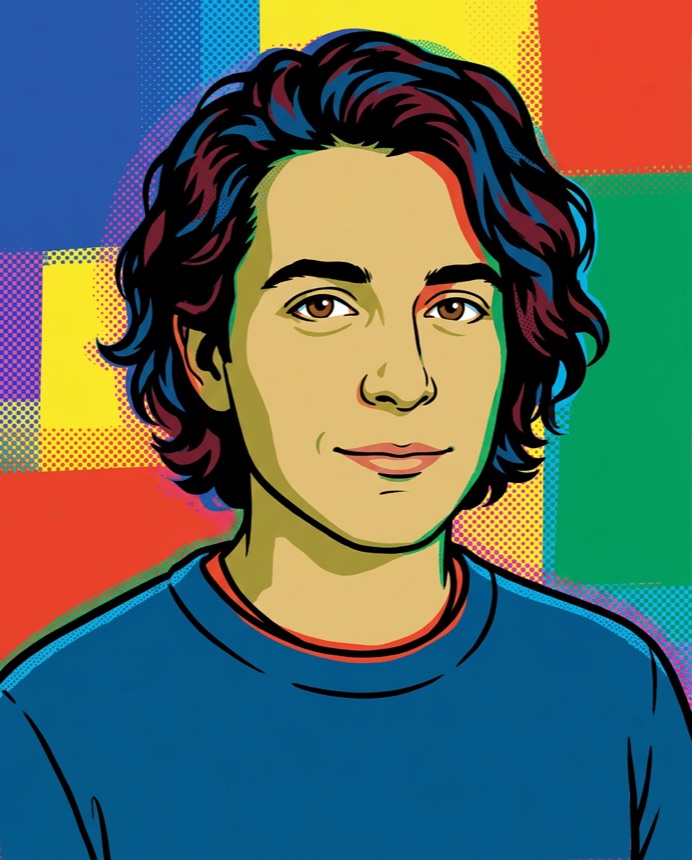 Obra estilo Pop Art generada con GenIA